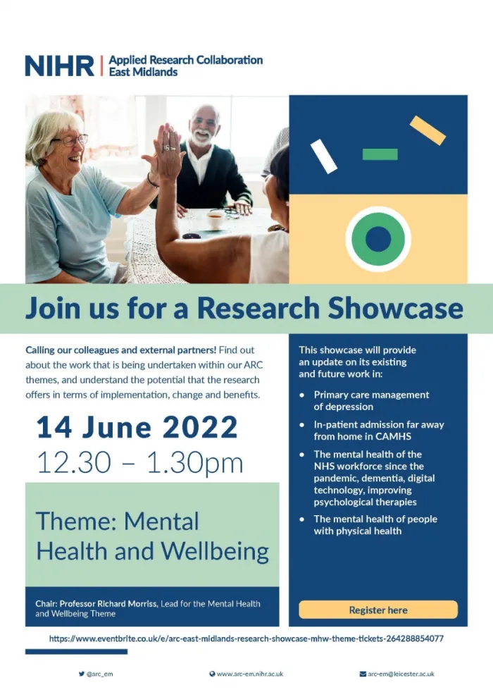 ARC Research Showcase_Mental Health and Wellbeing Theme